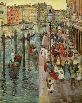 Maurice Brazil Prendergast : Grand Canal, Venice II